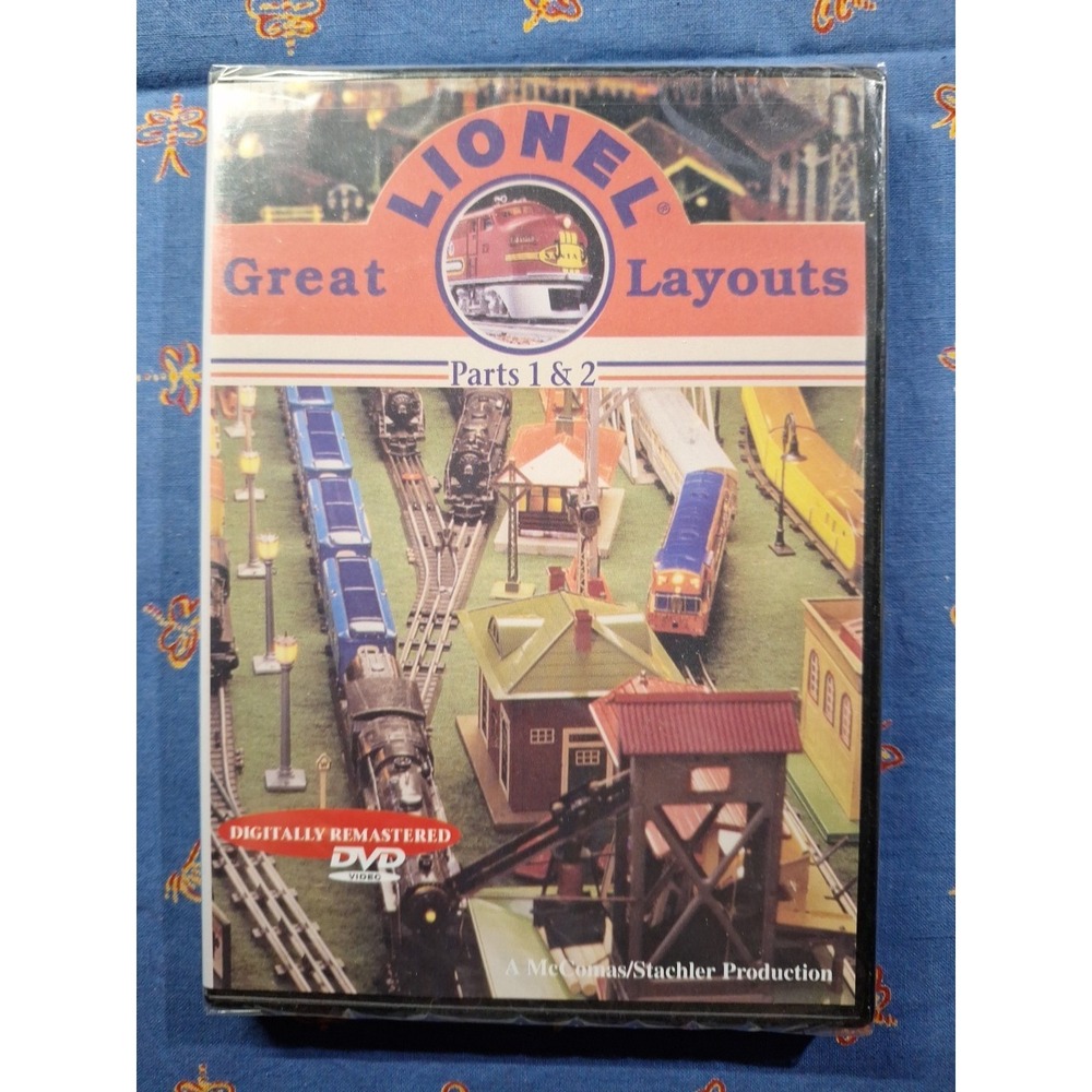 Lionel Great‎ Layouts part 1 & 2 DVD Digitally Remastered NEW